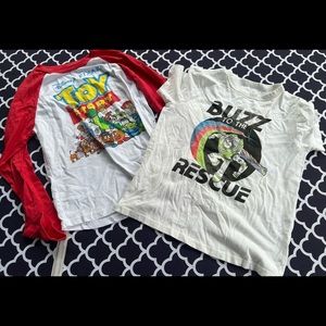 Gap Toy Story cotton long sleeve and short sleeve tee